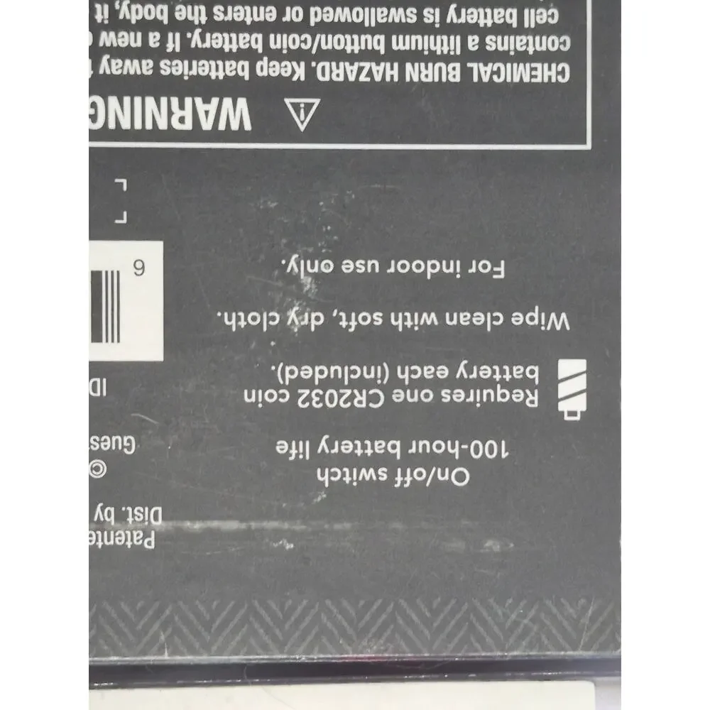 Threshold Black Wick LED Votive Candles 12 Unscented Flameless Battery White s1